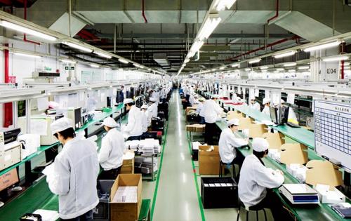 中国的苹果代工厂在建厂房