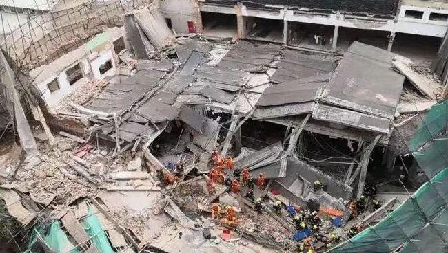 晋江在建厂房坍塌新闻联播的相关图片