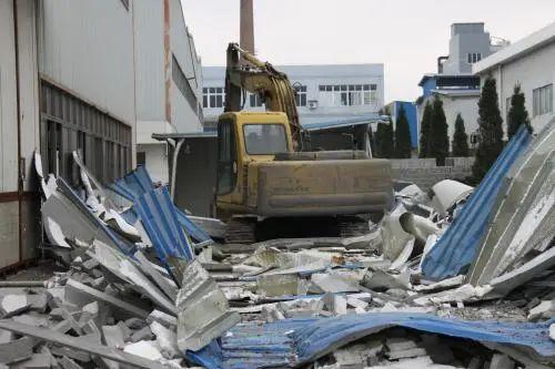 江苏泰州违建厂房拆除的相关图片